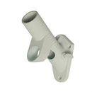 2-Position Cast Iron House Flag Bracket, White White
