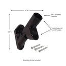 Bracket, Black, 2 Position, Cast Iron
