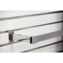 5" Hang rail Brackets for Slat wall, White, Set of 2