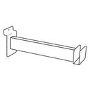 8" Hang rail Brackets for Slat wall, White, Set of 2
