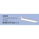 11" Hang rail Brackets for Slat wall, White, Set of 2