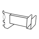 2" Hang rail Brackets for 0.5" Slot Standard, White, Set of 2