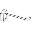 White 4" Hang Rail Hook