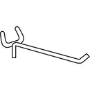 White 4" Pegboard Hook