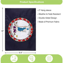 Virginia State Flag, Garden, Applique