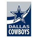 Dallas Cowboys Burlap Flag House Size