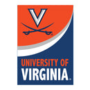 University of Virginia Burlap Flag House Size