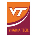 Virginia Tech Burlap Flag House Size