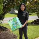 Ever Fliers LED Floral Butterfly Welcome Collapsible Cylinder Kite with Reel