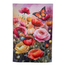Sunset Garden Suede House Flag