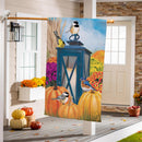 Harvest Lantern Suede House Flag