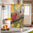 Fall Couple Suede House Flag