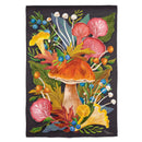Floral Mushroom Burst Suede House Flag