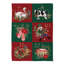 12 Days of Christmas Suede House Flag