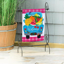 Fruity Truck Burlap Garden Flag