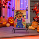Jack The Scarecrow Burlap Garden Flag_x000D_