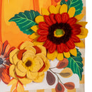 Fall Floral Pumpkin Everlasting Impressions Textile Decor