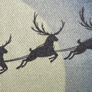Santa's Sleigh on Christmas Garden Lustre Flag