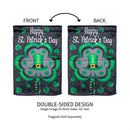Welcome St. Pats Lustre Garden Flag