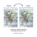 Winter Frost Lustre Garden Flag
