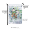 Winter Frost Lustre Garden Flag