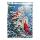 Cardinal Lamp Post Lustre Garden Flag