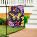 Butterfly Garden Suede Garden Flag