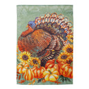 Grateful Gatherings Turkey Suede Garden Flag_x000D_