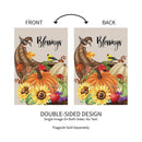 Grateful Cornucopia Suede Garden  Flag_x000D_