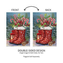 Winter Boots Suede Garden Flag_x000D_