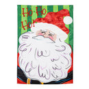 Ho Ho Ho Santa Applique House Flag