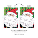 Ho Ho Ho Santa Applique House Flag