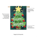 Jesus Is The Reason Applique House Flag