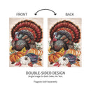 Elaborate Turkey Applique House Flag