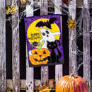 Halloween Friends Applique Garden Flag_x000D_