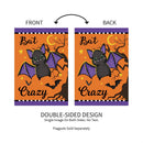 Gone Batty Applique Garden Flag