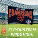 Chicago Bears Superbowl XX Champions Football 3x5 Flag