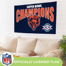 Chicago Bears Superbowl XX Champions Football 3x5 Flag