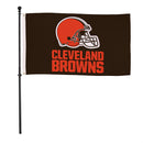Cleveland Browns Single Sided Flag w/ 2 Grommets, 3'x5'