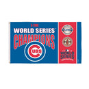 Chicago Cubs Single Sided Flag w/ 2 Grommets, 3'x5' Multi Win Flag