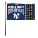 New York Yankees Single Sided Flag w/ 2 Grommets, 3'x5' Multi Win Flag