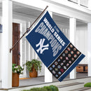 New York Yankees Single Sided Flag w/ 2 Grommets, 3'x5' Multi Win Flag