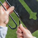 Cross Laser Cut Garden Flag Stand,20158