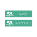 Flag Shop Display Sign - Flags & Floor Mats, Reversible