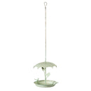 What She Shed Bird Feeder, Metal Hanging Umbrella