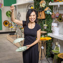 What She Shed Bird Feeder, Metal Hanging Umbrella