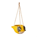 Chirpy Birds Ceramic Hanging Planter