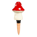 All-In-One Ceramic Fruit Fly/Fungus Gnat Trap with Watering Globe Gift Set, Mushroom