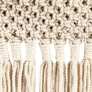 Macrame Wall Pocket Plant Cover, Natural