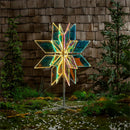 Pearl and Pine Outdoor Lamp & Lighting, Statement LED Motif, Snowflake, 30"H